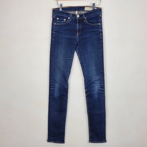 RAG AND BONE High Rise Skinny Jeans 27 EUC - Picture 1 of 7